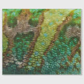 Chameleon Skin Texture Template Geschenkpapier (Flach)