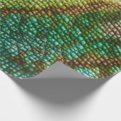 Chameleon Skin Texture Template Geschenkpapier (Ecke)