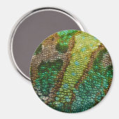 Chameleon Skin Texture Template Magnet (Vorderseite/Rückseite)