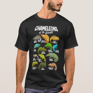 Chameleon Tiere der WeltReptilienechse T-Shirt
