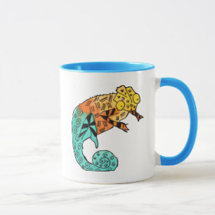 Chameleon Tinte niedliche Kinder Tasse