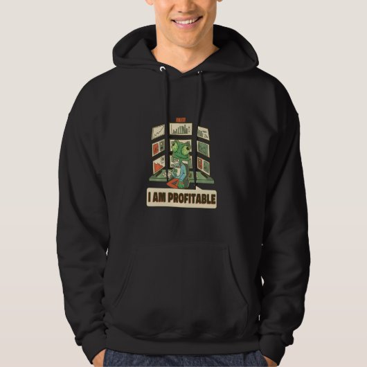 Chameleon Trading I are profitable Candlestick Tra Hoodie (Vorderseite)
