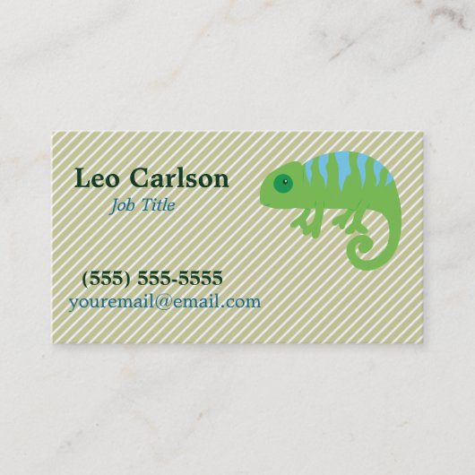 Chameleon Visitenkarte (Vorderseite)
