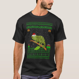 Chameleon Weihnachtsmannmütze Matching Ugly Chamel T-Shirt
