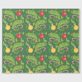 Chameleon Weihnachtswrapping Paper Geschenkpapier (Flach)