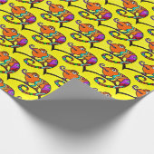 Chameleon Wrapping Paper Geschenkpapier (Ecke)