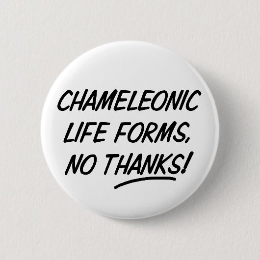 Chameleonic Lebensformen Button (Vorderseite)