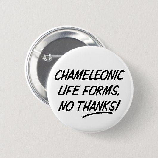 Chameleonic Lebensformen Button (Vorne & Hinten)