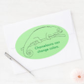 Chameleons can change colors, custom stickers (Umschlag)