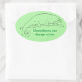 Chameleons can change colors, custom stickers (Tasche)