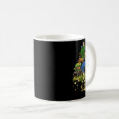 Chameleons Christmas Tree Lights Holiday Chameleon Kaffeetasse (VorderseiteRechts)