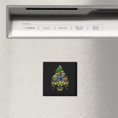 Chameleons Christmas Tree Lights Holiday Chameleon Magnet (In Situ (Geschirrspüler))