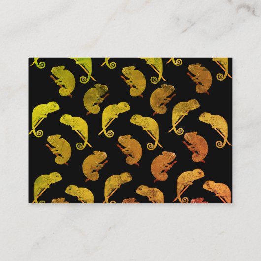 Chameleons Visitenkarte (Rückseite)