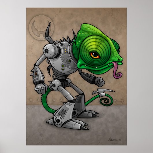 Chameleozoid Poster (Vorne)