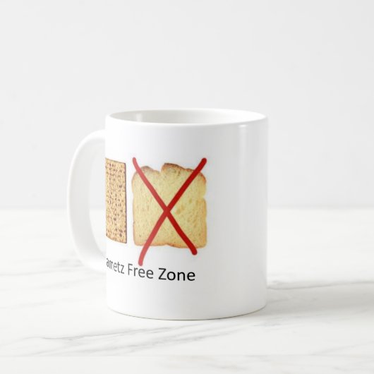 Chametz-Freizone Kaffeetasse (Vorderseite Links)