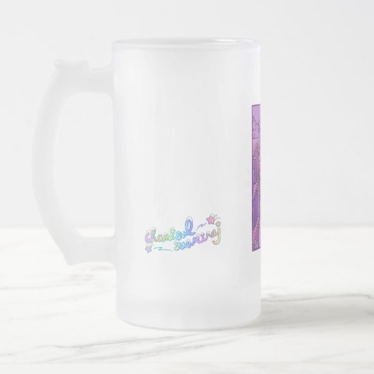 ChamiPinkRoom Mattglas Bierglas (Links)