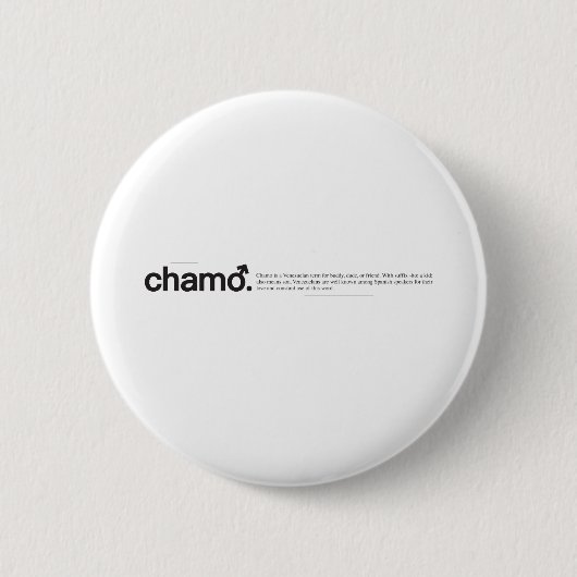 Chamo Button (Vorderseite)