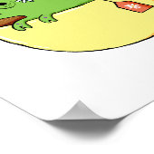 Chamo-meleon Animal Tee Pun Poster (Ecke)