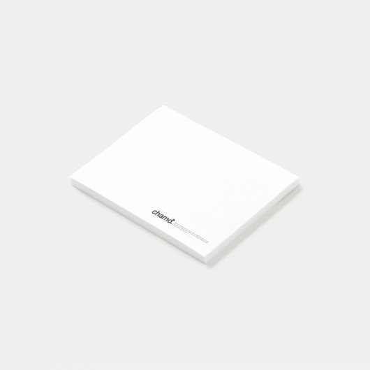 Chamo Post-it Notes Klebezettel (angewinkelt)