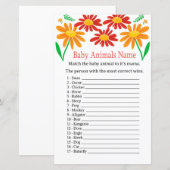 Chamomile Baby Animals Name Game (Vorne/Hinten)