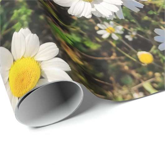Chamomile-Blume Geschenkpapier (Rolleneckpunkt)