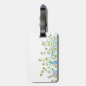 Chamomile Blume Herbs Honey Bee Gepäckanhänger (Rückseite vertikal)