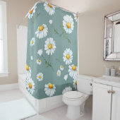 Chamomile-Blume-Muster Duschvorhang (Beispiel)