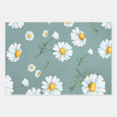 Chamomile-Blume-Muster Geschenkpapier Set (Vorderseite)