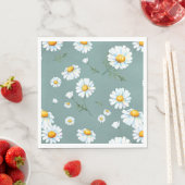 Chamomile-Blume-Muster Serviette (Beispiel)