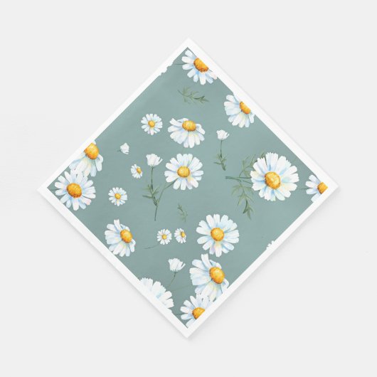 Chamomile-Blume-Muster Serviette (Ecke)