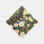 Chamomile-Blume Serviette (Ecke)