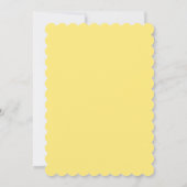 Chamomile. Blume süß 16. 16. Blumengeburt Einladung (Rückseite)