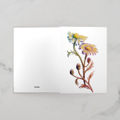 Chamomile-Blume-Themenkarte (Äußere Ablage)