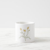 Chamomile Botanical Illustration Coffee Mug Espressotasse (Vorderseite)
