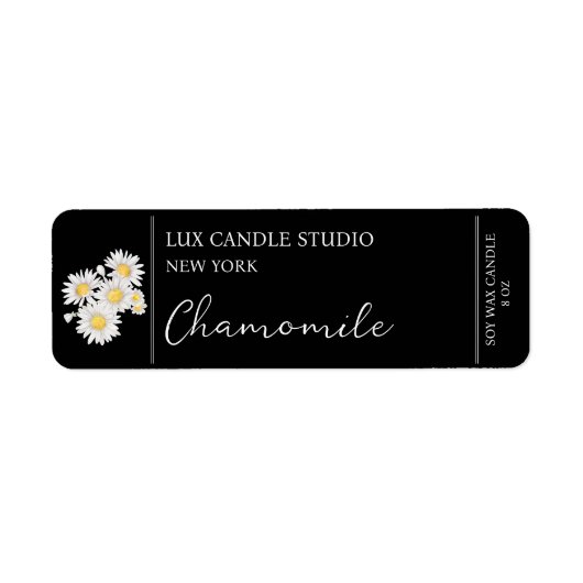 Chamomile Candle Label (Vorne)