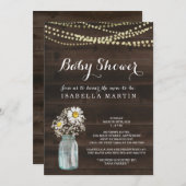 Chamomile Daisy Baby Shower - Gender Neutral Einladung (Vorne/Hinten)