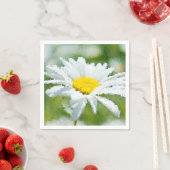 Chamomile daisy Blume Ölmalerei Wirkung Sonnensche Serviette (Beispiel)