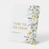 Chamomile & Eucalyptus Thanks for Coming Sockelschild (Vorderseite)