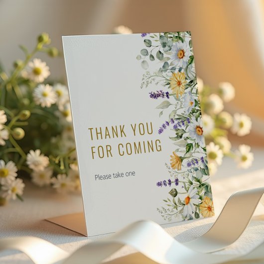 Chamomile & Eucalyptus Thanks for Coming Sockelschild