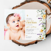 Chamomile & Eukalyptus Foto Erste Heilige Kommune Einladung