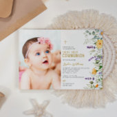 Chamomile & Eukalyptus Foto Erste Heilige Kommune Einladung