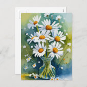 Chamomile Feiertagspostkarte (Vorne/Hinten)