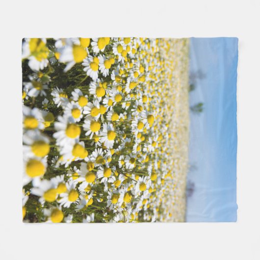 Chamomile Field, Ungarn Fleecedecke (Vorderseite (Horizontal))