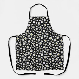 chamomile flower pattern schürze