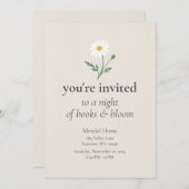 Chamomile Gathering - Soft Cream Einladung (Vorne/Hinten)