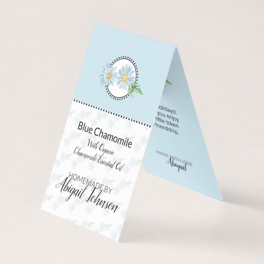 Chamomile, hausgemachte Bath & Body | Geschenkmark (Vorderseite)