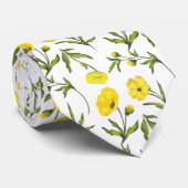 Chamomile Pattern Krawatte (Gerollt)