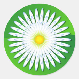 Chamomile Runder Aufkleber