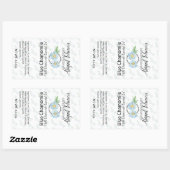 Chamomile-Seifenetiketten 🧼 für künstliche Seifen Rechteckiger Aufkleber (Blatt)