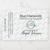 🌼 Chamomile-Seifenlabel für das Bath & Body-Produ Lebensmitteletikett (Einzelnes Label)